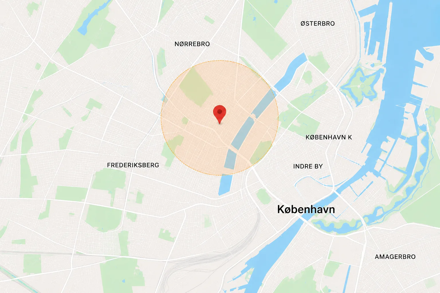 Kort over København